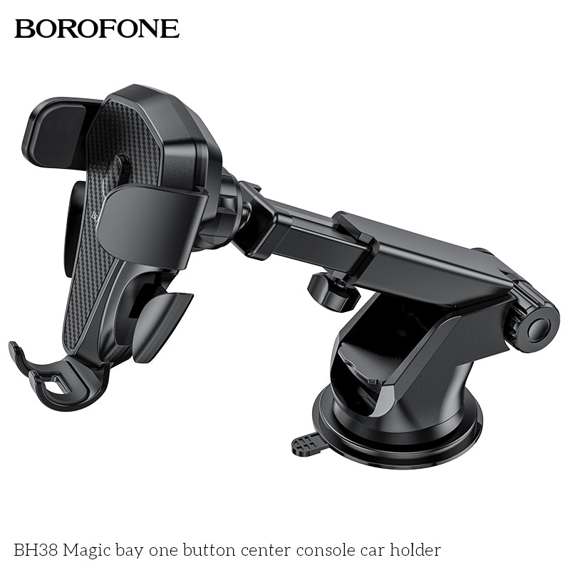 BH38 Magic Bay One Button Car Phone Holder – Secure & Stylish Mobile Holder