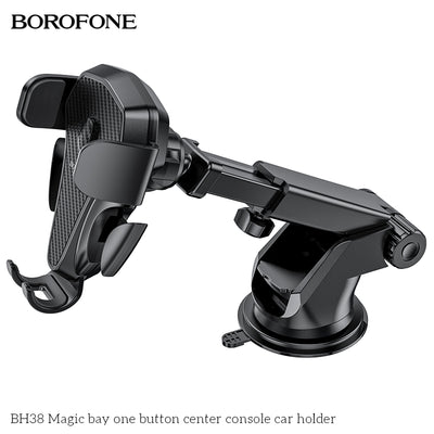 BH38 Magic Bay One Button Car Phone Holder – Secure & Stylish Mobile Holder