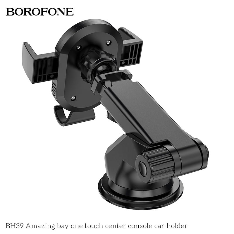 BH39 Amazing Bay One Touch Car Phone Holder – Secure Mobile Holder for Every Drive