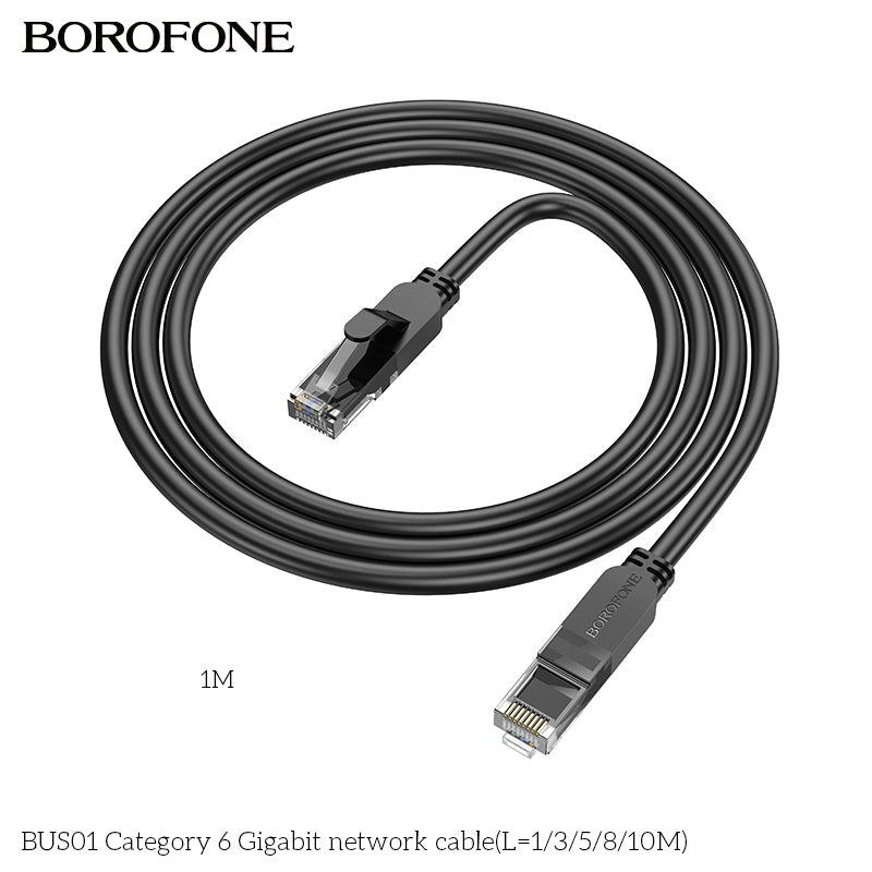 BUS01 Cat6 Gigabit Network Cable – Ethernet LAN Cable (1M / 5M / 10M)