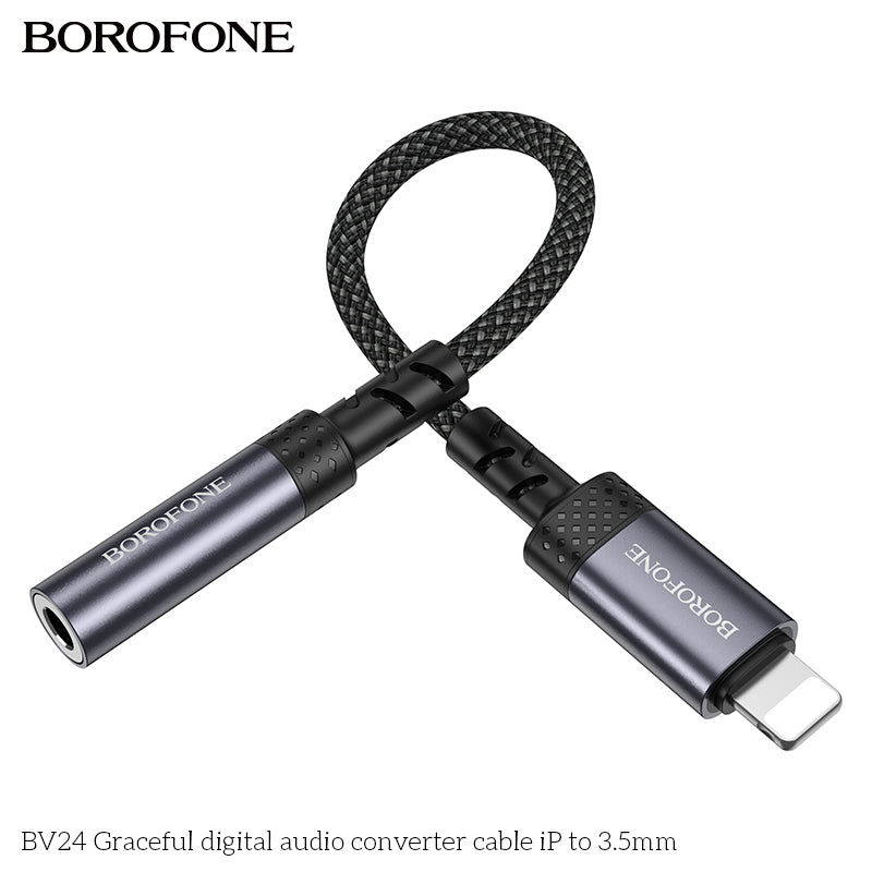 BV24 Graceful iPhone to 3.5mm Audio Converter Cable – Clear & Reliable
