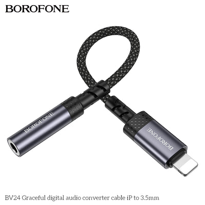 BV24 Graceful iPhone to 3.5mm Audio Converter Cable – Clear & Reliable