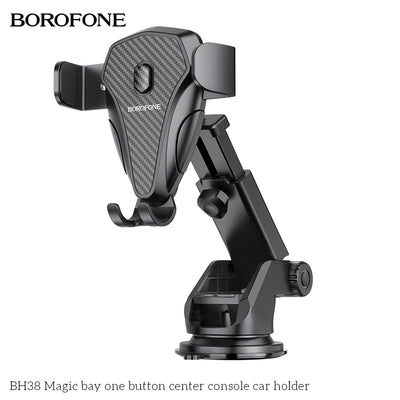 BH38 Magic Bay One Button Car Phone Holder – Secure & Stylish Mobile Holder