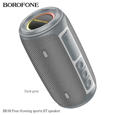 BOROFONE BR38 Free-flowing sports BT speaker in dark gray
