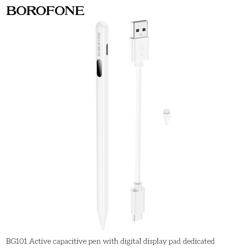 BG101 Active Capacitive Pen with Digital Display Pad – Smart Gadget for Everyday Creativity