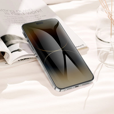 Diamond Armor Anti-Spy Tempered Glass for iPhone 15 Pro (10PCS) – Full Screen Protector Set