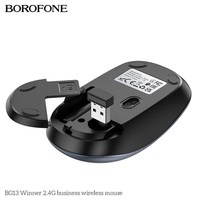 BG13 Winner 2.4G Business Wireless Mouse – Comfortable, Silent & Durable