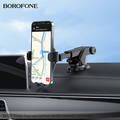 BH38 Magic Bay One Button Car Phone Holder – Secure & Stylish Mobile Holder