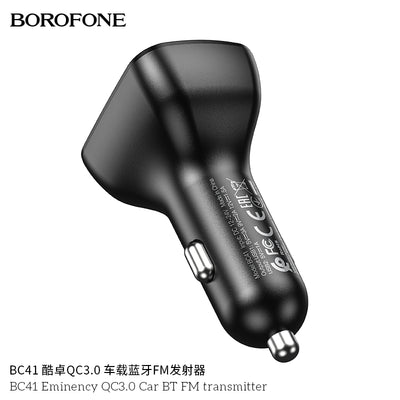 BC41 Eminency Car Wireless FM Transmitter – Power, Music & Clear Calls
