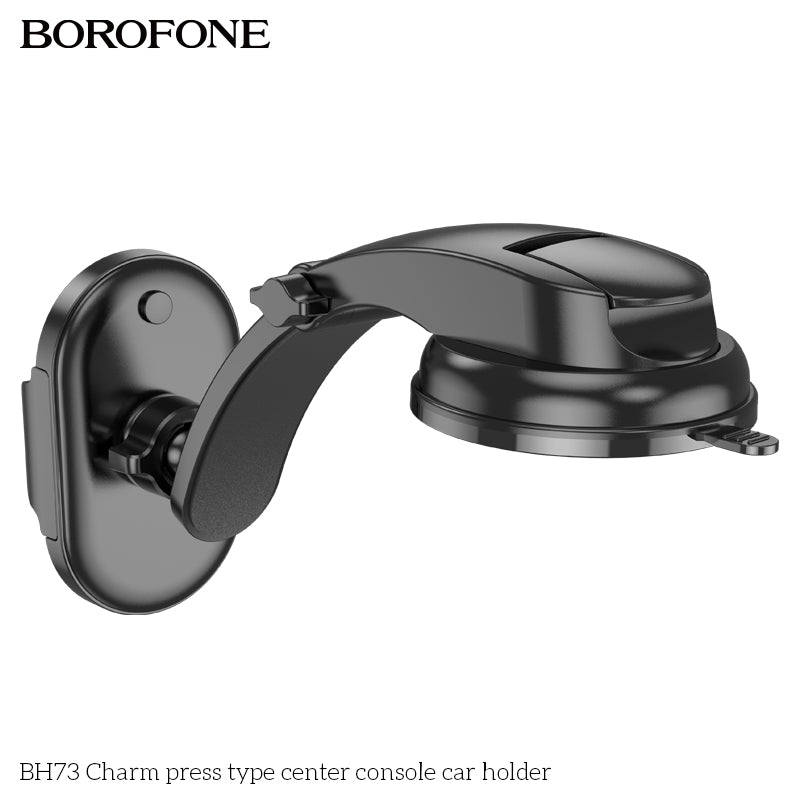 BH73 Charm Press Car Phone Holder – Easy & Secure Mobile Holder for Your Console