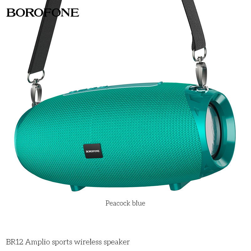 BR12 Amplio Sports Wireless Speaker – Portable Bluetooth Speaker with Powerful Sound