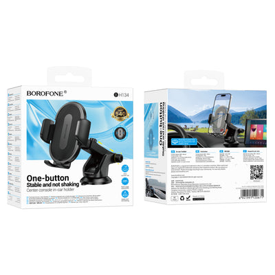 BH134 Rio Push-Type Car Phone Holder – Easy & Secure Mobile Holder