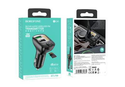 BC41 Eminency Car Wireless FM Transmitter – Power, Music & Clear Calls
