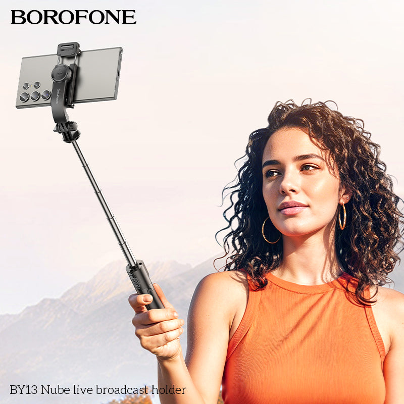 BY13 Nube Live Broadcast Holder – Adjustable Phone Stand for Streaming & Video Recording