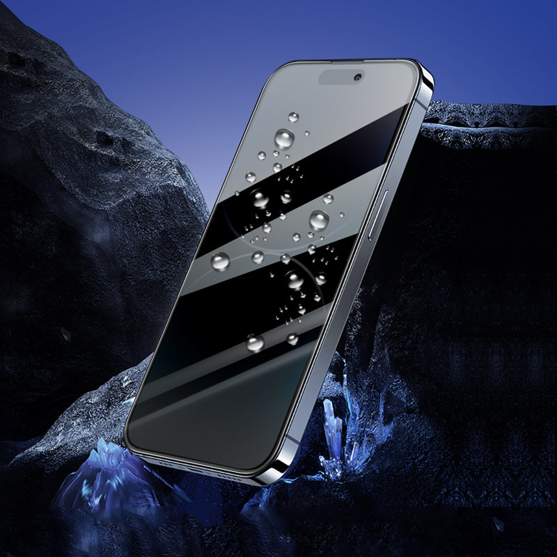 Diamond Armor Anti-Spy Tempered Glass for iPhone 14 Pro Max (10PCS) – Full Screen Protector Set