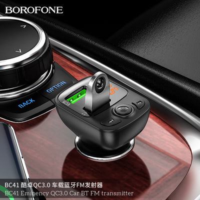 BC41 Eminency Car Wireless FM Transmitter – Power, Music & Clear Calls