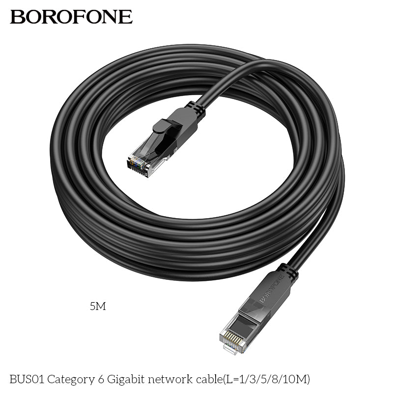 BUS01 Cat6 Gigabit Network Cable – Ethernet LAN Cable (1M / 5M / 10M)