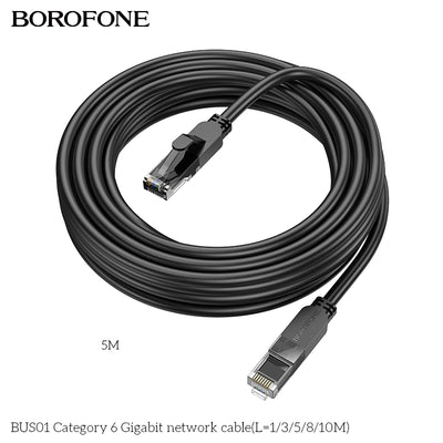 BUS01 Cat6 Gigabit Network Cable – Ethernet LAN Cable (1M / 5M / 10M)