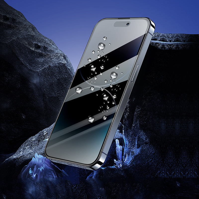 Diamond Armor Anti-Spy Tempered Glass for iPhone 15 Pro Max (10PCS) – Full Screen Protector Set