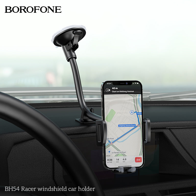 BH54 Racer Windshield Car Phone Holder – Reliable Mobile Holder for Every Drive