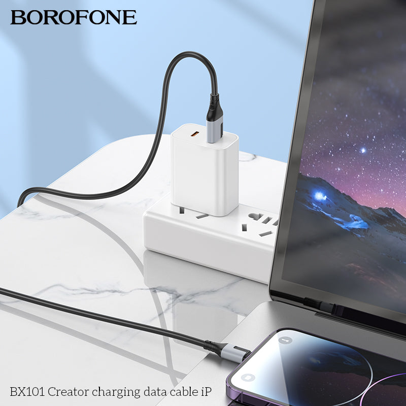 BX101 Creator iPhone Charging Data Cable – Fast & Durable