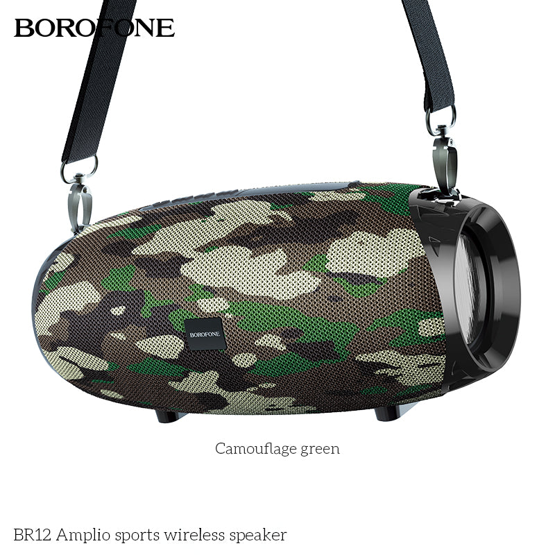 BR12 Amplio Sports Wireless Speaker – Portable Bluetooth Speaker with Powerful Sound