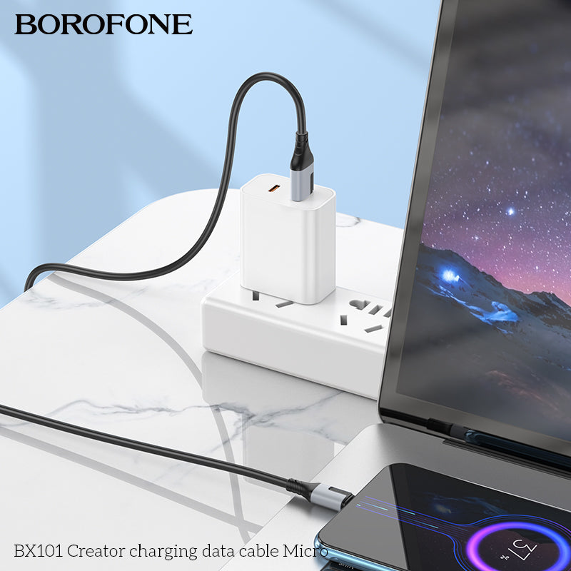 BX101 Creator Micro USB Charging Data Cable – Fast & Reliable