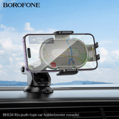BH134 Rio Push-Type Car Phone Holder – Easy & Secure Mobile Holder