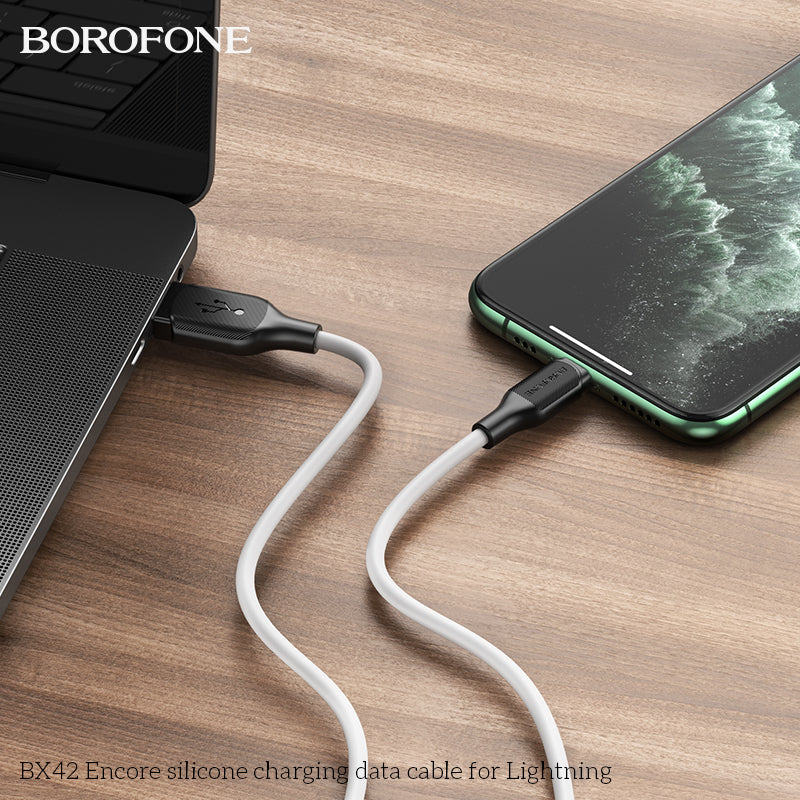 BX42 Encore Silicone iPhone Charging Data Cable