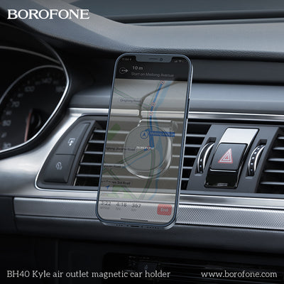 BH40 Kyle Magnetic Car Phone Holder – Compact & Secure Mobile Holder