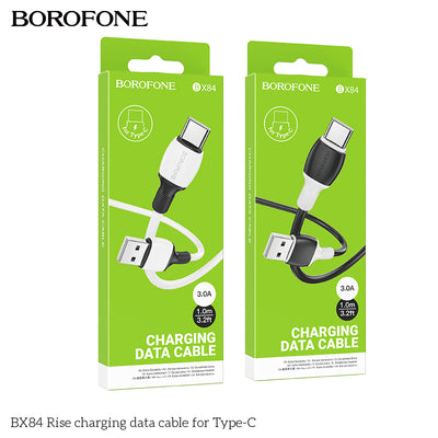 BX84 Rise USB Type-C Charging Data Cable for Android, Tablet & Laptop