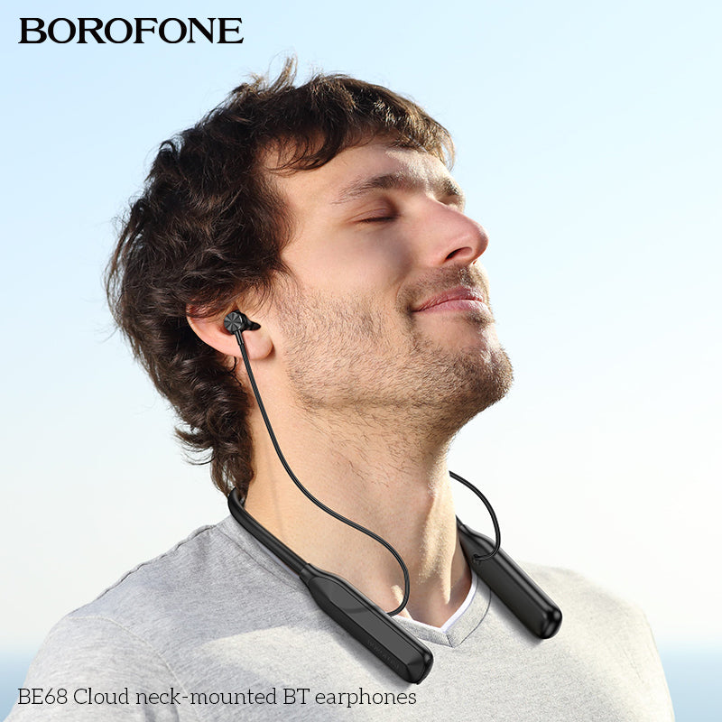 BE68 Cloud Neck-Mounted Wireless Bluetooth Earphones – Lightweight & Top Quality Sound