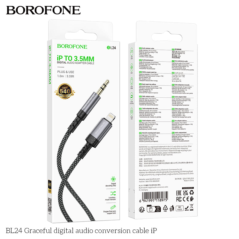 BL24 Graceful Digital Audio Conversion Cable iP – Strong, Fast & Durable