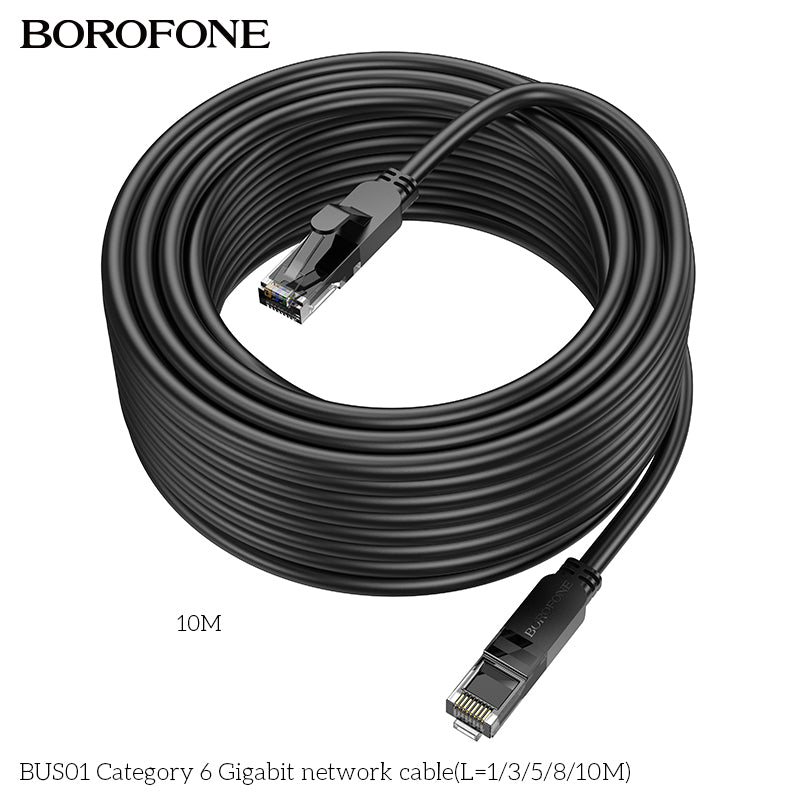 BUS01 Cat6 Gigabit Network Cable – Ethernet LAN Cable (1M / 5M / 10M)
