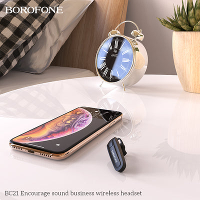 BC21 Encourage Wireless Bluetooth Headset – Clear, Durable & Business-Ready