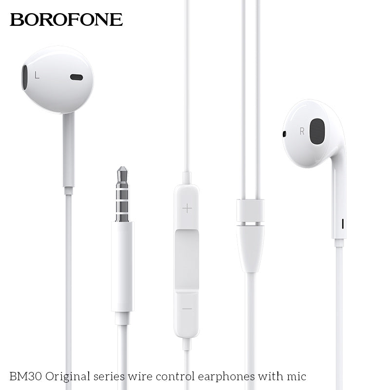 BM30 Original Series – Budget Wired Earphones with Mic