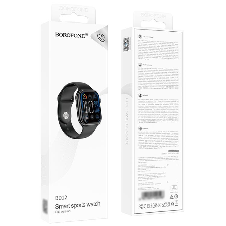 BD12 Smart Sports Watch (Call Version) – Fitness Tracker with Bluetooth Calling