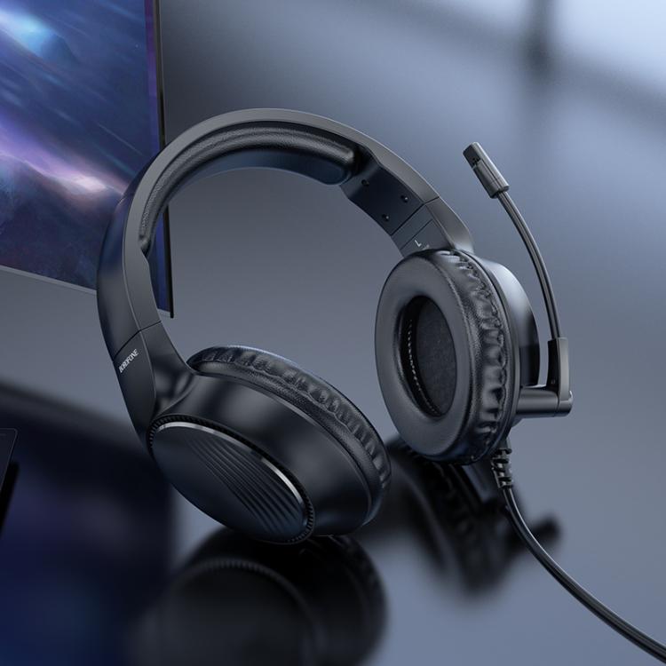 BO109 Bountiful Wired Gaming Headphones with Mic for PC, PS4, Xbox & Mobile