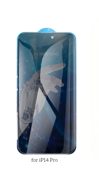 Diamond Armor Anti-Spy Tempered Glass for iPhone 14 Pro (10PCS) – Full Screen Protector Set