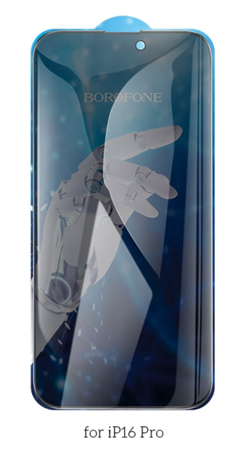 Diamond Armor Anti-Spy Tempered Glass for iPhone 16 Pro (10PCS) – Full Screen Protector Set
