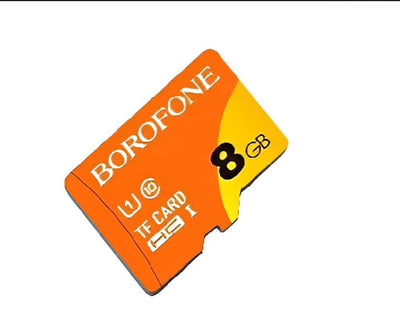 Borofone 8GB TF card on a white background