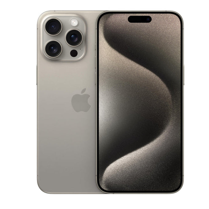 Silver iPhone 13 Pro Max showing back and front 