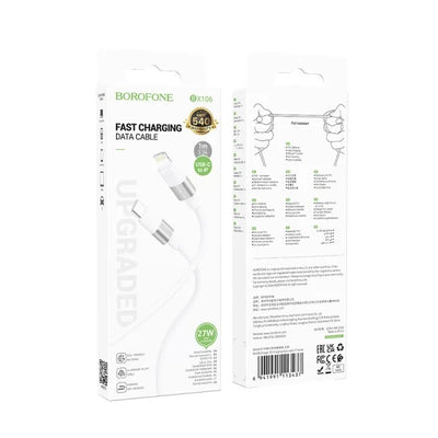 BX106 Charge PD iPhone Charging Data Cable – Fast & Safe