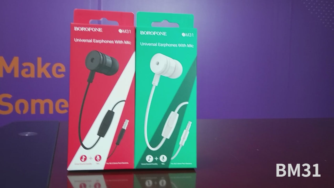 BM31 Mysterious – Clear Sound Wired Earphones with Mic