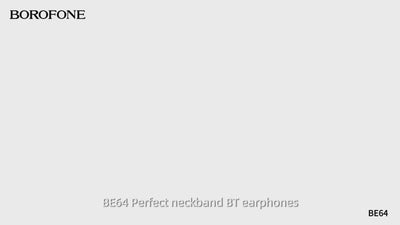 BE64 Perfect Neckband Wireless Bluetooth Earphones – Noise Canceling & Top Quality Sound